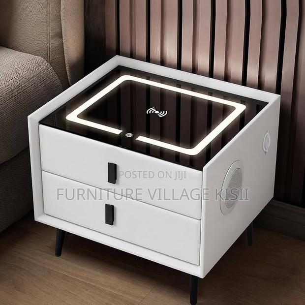 Modern Two -Tone Bedside Cabinet - thumbnail 8