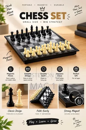 Classic Chess Board Game for Kids and Adults