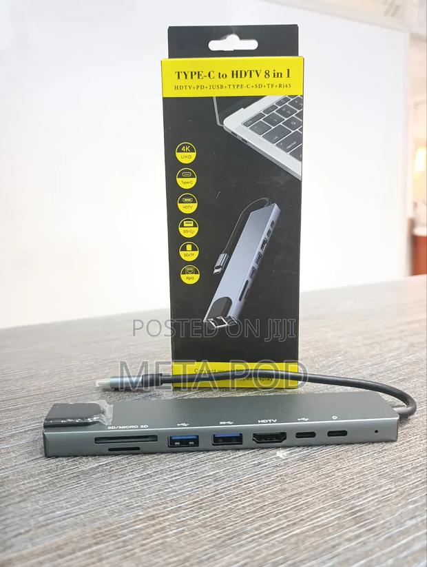 Type C to HDMI 8 in 1 USB Hub - main view