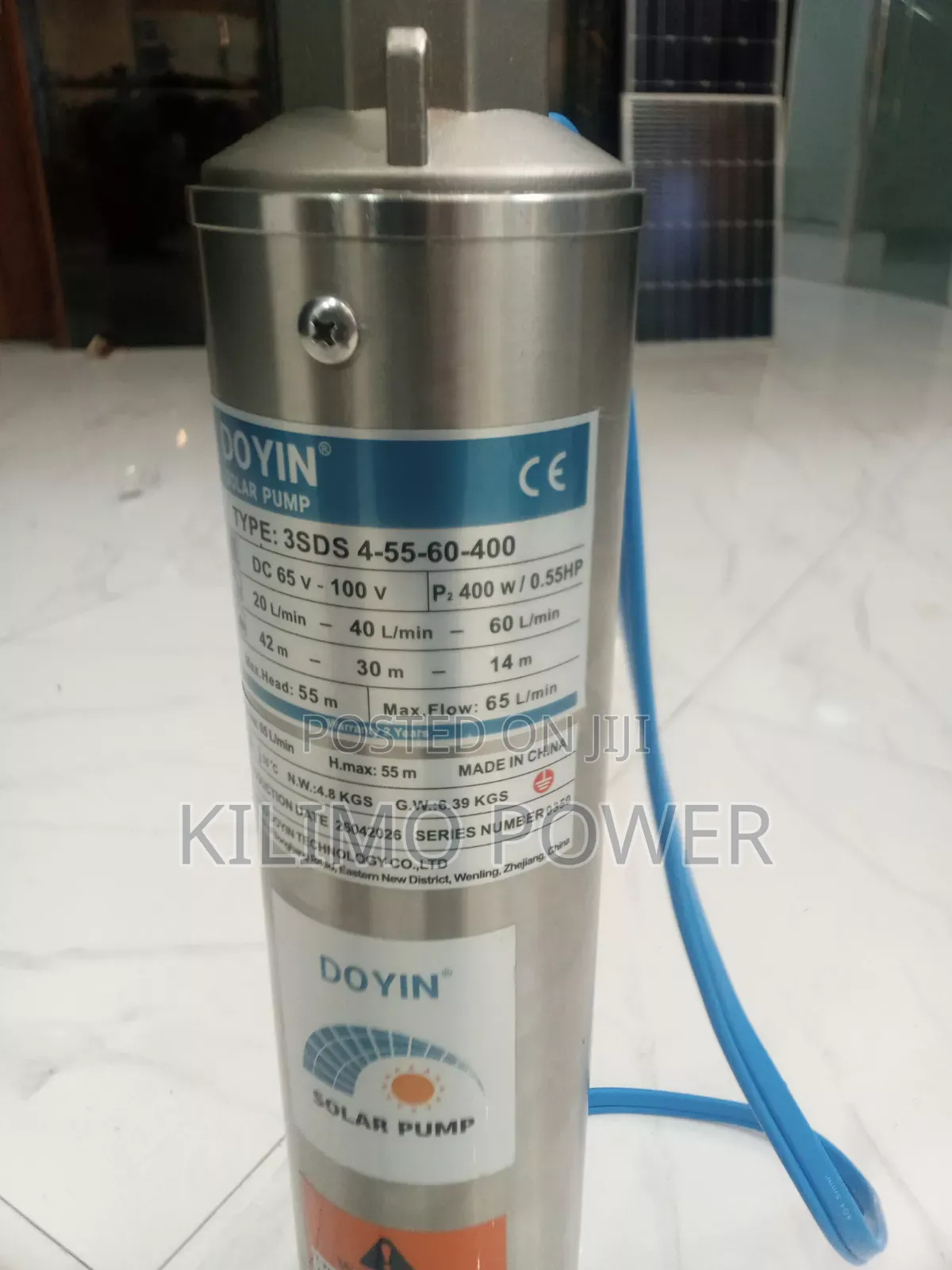 Doyin Solar Pump 0.5Hp