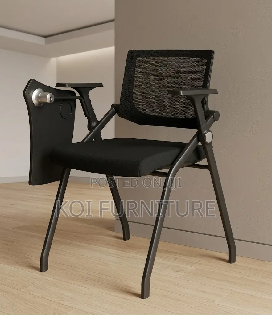 Office Chairs; Ergonomic Black School Writing Seat With Mid Backrest