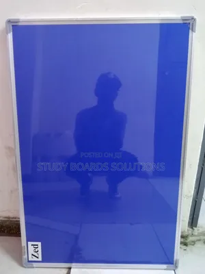 Blue Bulletin Board 3ft × 2ft – Perfect for Chemists &Clinics