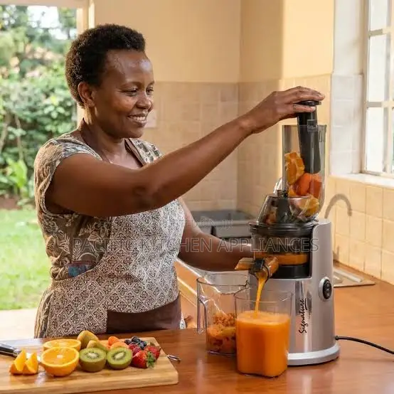 Signature Silverware Cold Press Slow Juicer With Large 78mm Feed Chute
