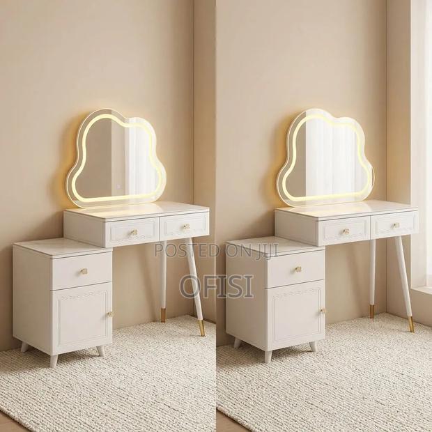 Dressing Table; Modern Vanity Table With Mirror - thumbnail 8