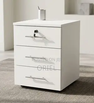 Space-Saving 3-Drawer Office Pedestal – Compact File Storage Unit