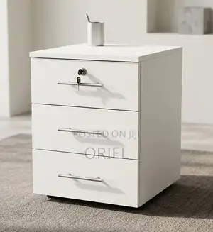 Space-Saving 3-Drawer Office Pedestal – Compact File Storage Unit