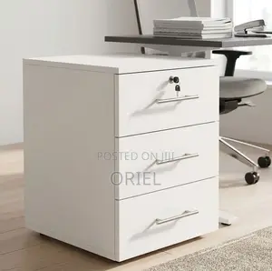 Space-Saving 3-Drawer Office Pedestal – Compact File Storage Unit