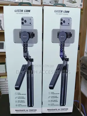 Green Lion MagSafe AI Tripod Stand With Auto Face Tracking