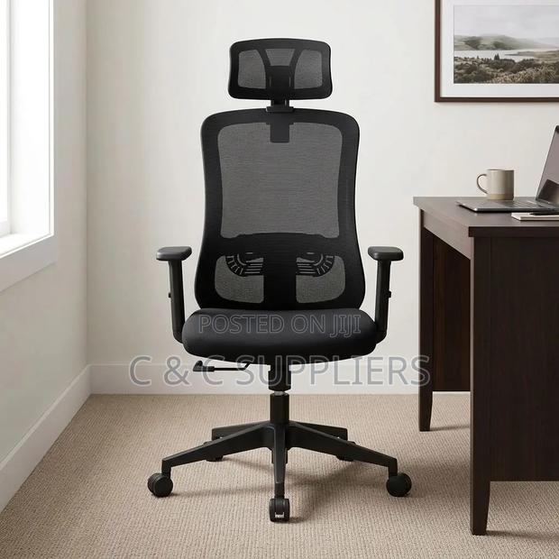 Ergonomic High Back Workstation Seat - thumbnail 2
