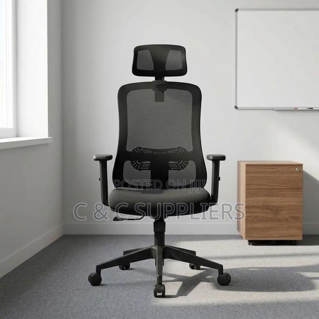 Ergonomic High Back Workstation Seat - thumbnail 4