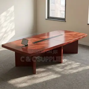 3000MM Mahogany Conference Room Table