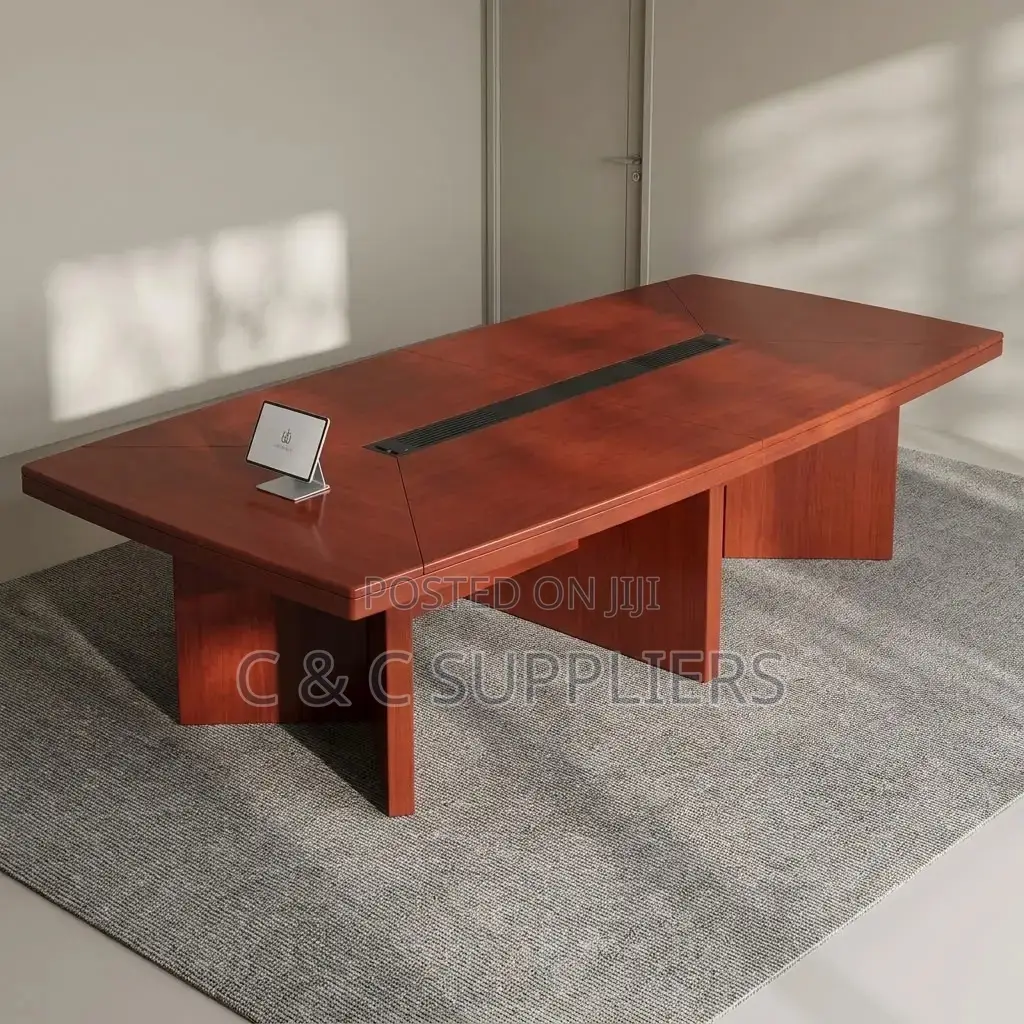 3000MM Mahogany Conference Room Table