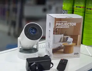 HY300 Pro Max Battery-Powered Android Smart Mini Projector –4k/Full HD