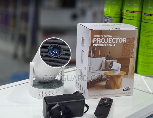 HY300 Pro Max Battery-Powered Android Smart Mini Projector –4k/Full HD - main view
