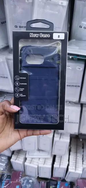 Navy Blue Rugged Shield Case With Armor for Google Pixel the Pixel 6