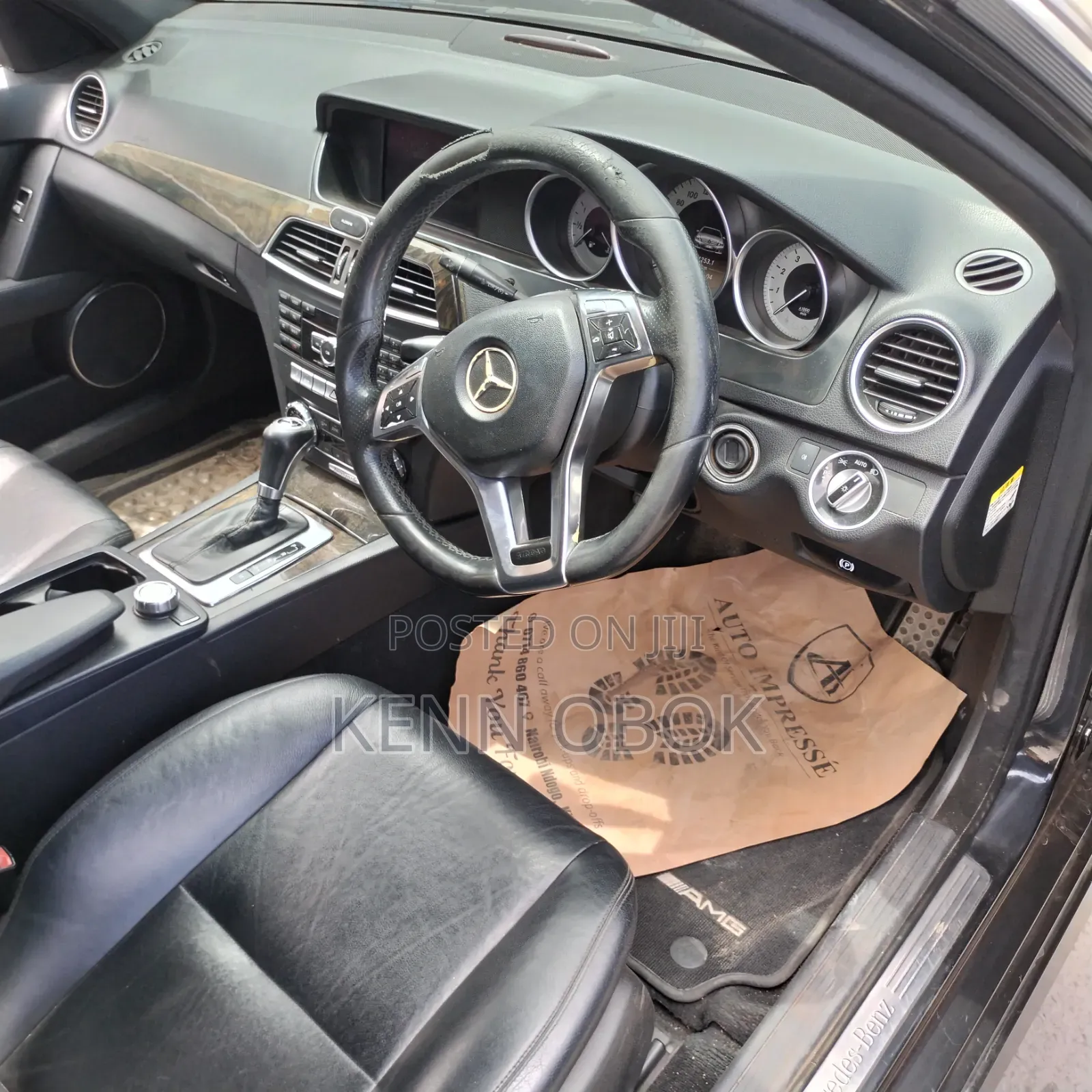 Mercedes-Benz C180 2012 Black