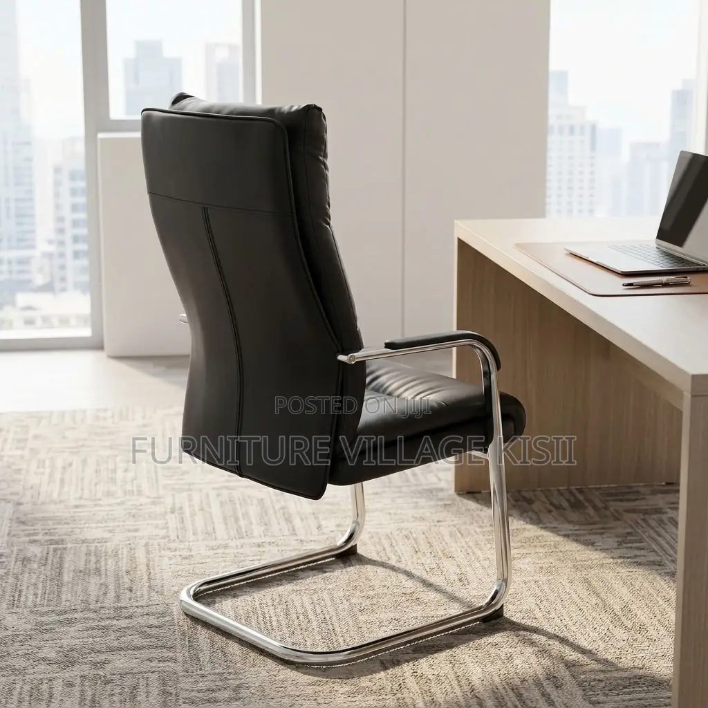 Executive Leather Visitor Waiting Seat