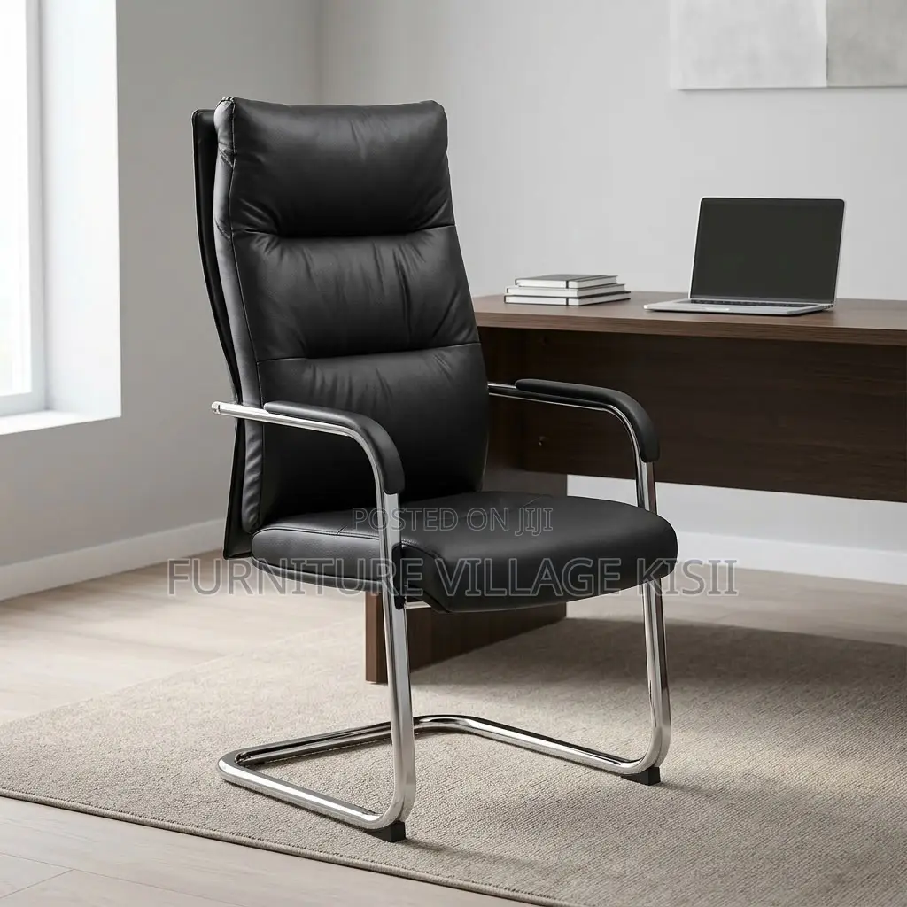 Executive Leather Visitor Waiting Seat