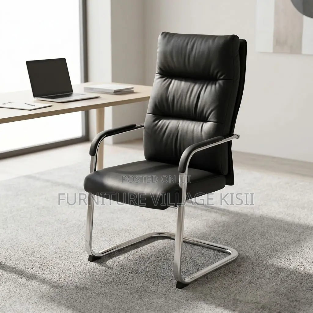 Executive Leather Visitor Waiting Seat