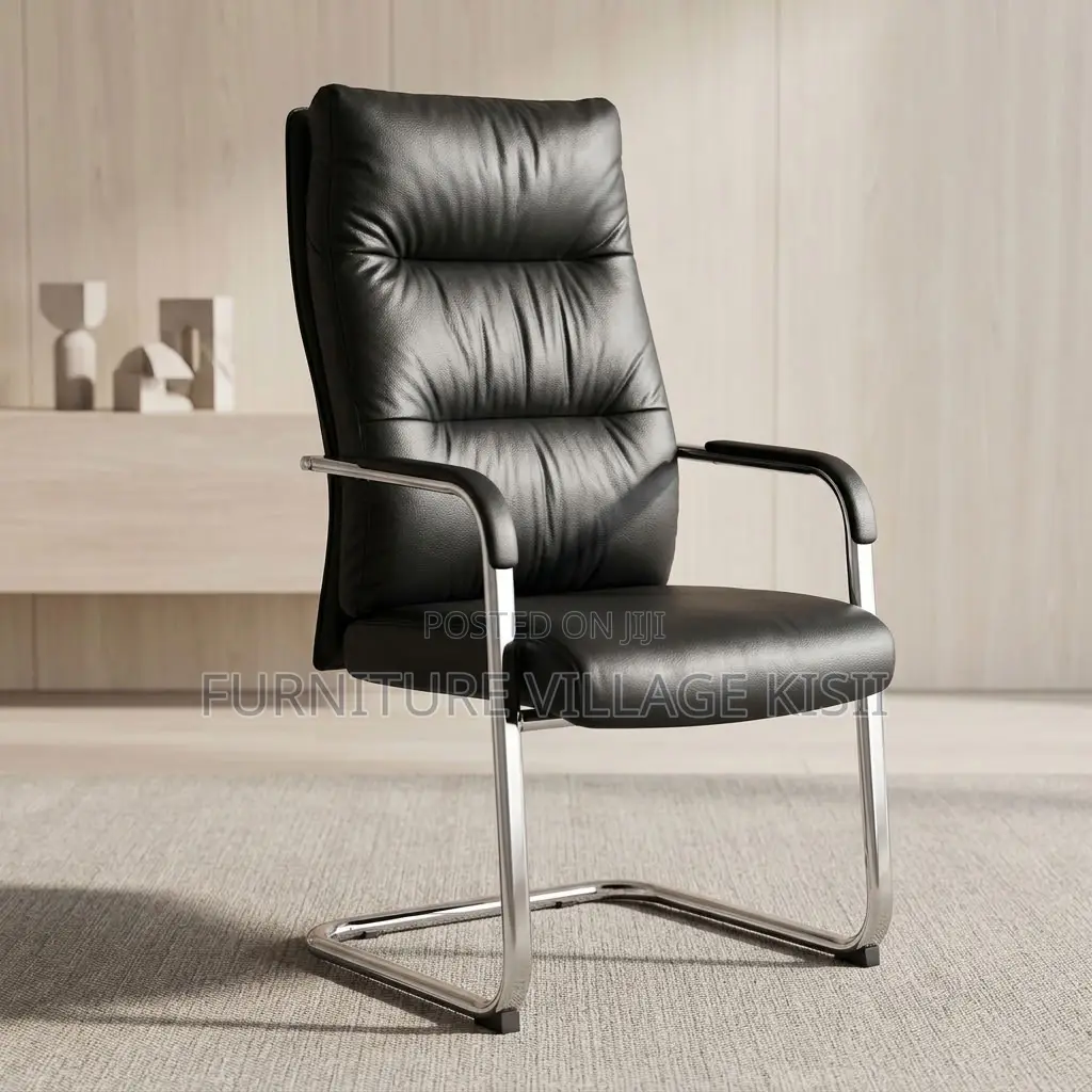 Executive Leather Visitor Waiting Seat
