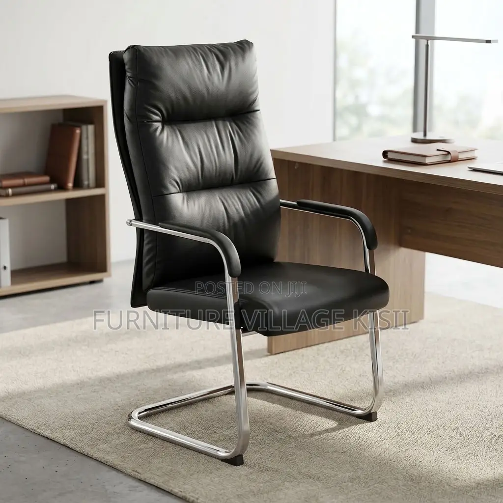 Executive Leather Visitor Waiting Seat