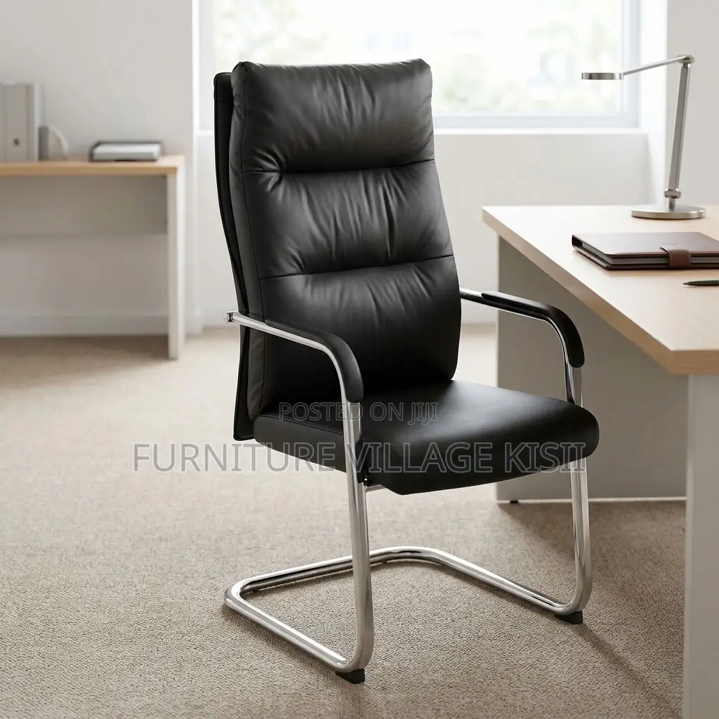 Executive Leather Visitor Waiting Seat