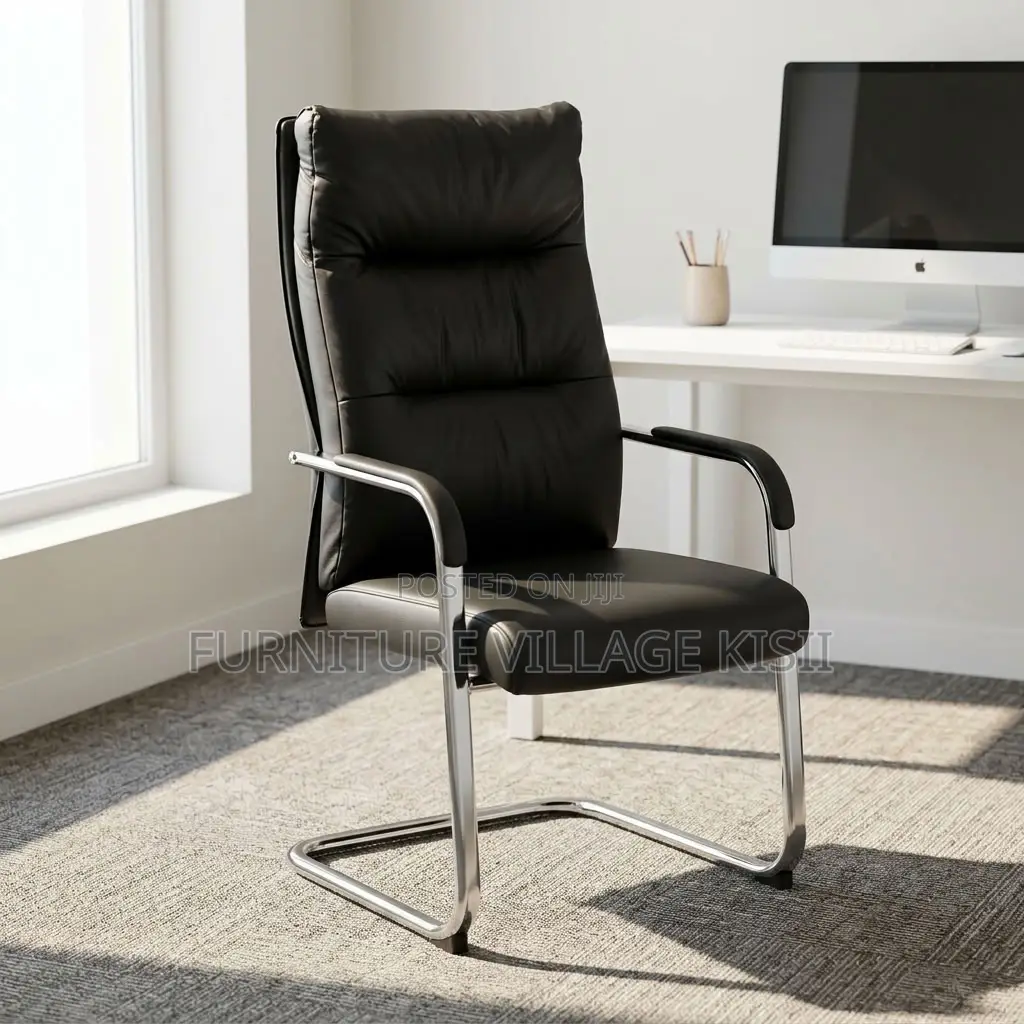 Executive Leather Visitor Waiting Seat