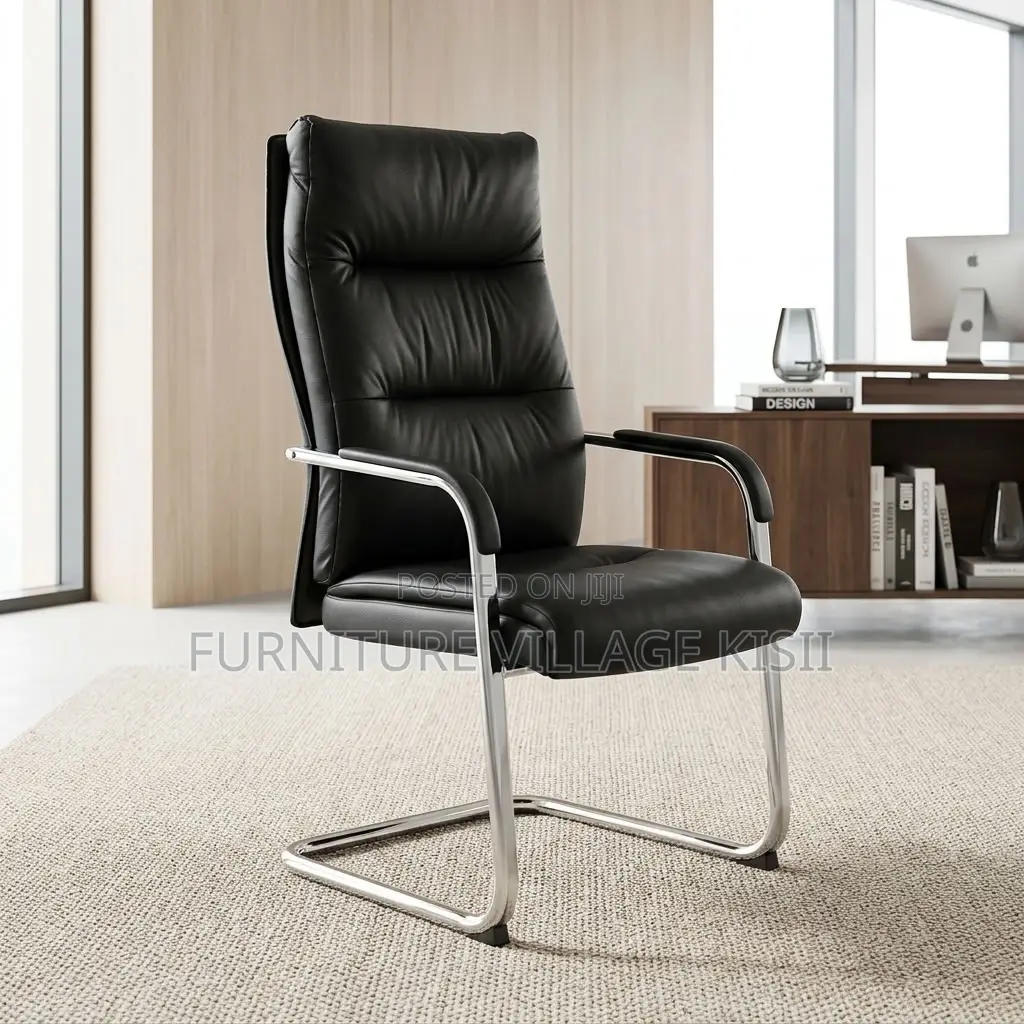 Executive Leather Visitor Waiting Seat