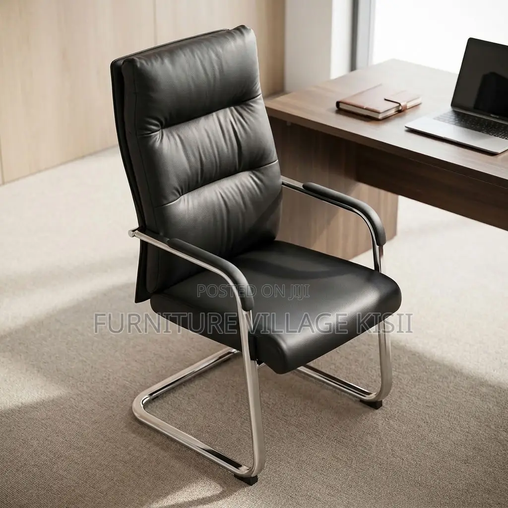 Executive Leather Visitor Waiting Seat