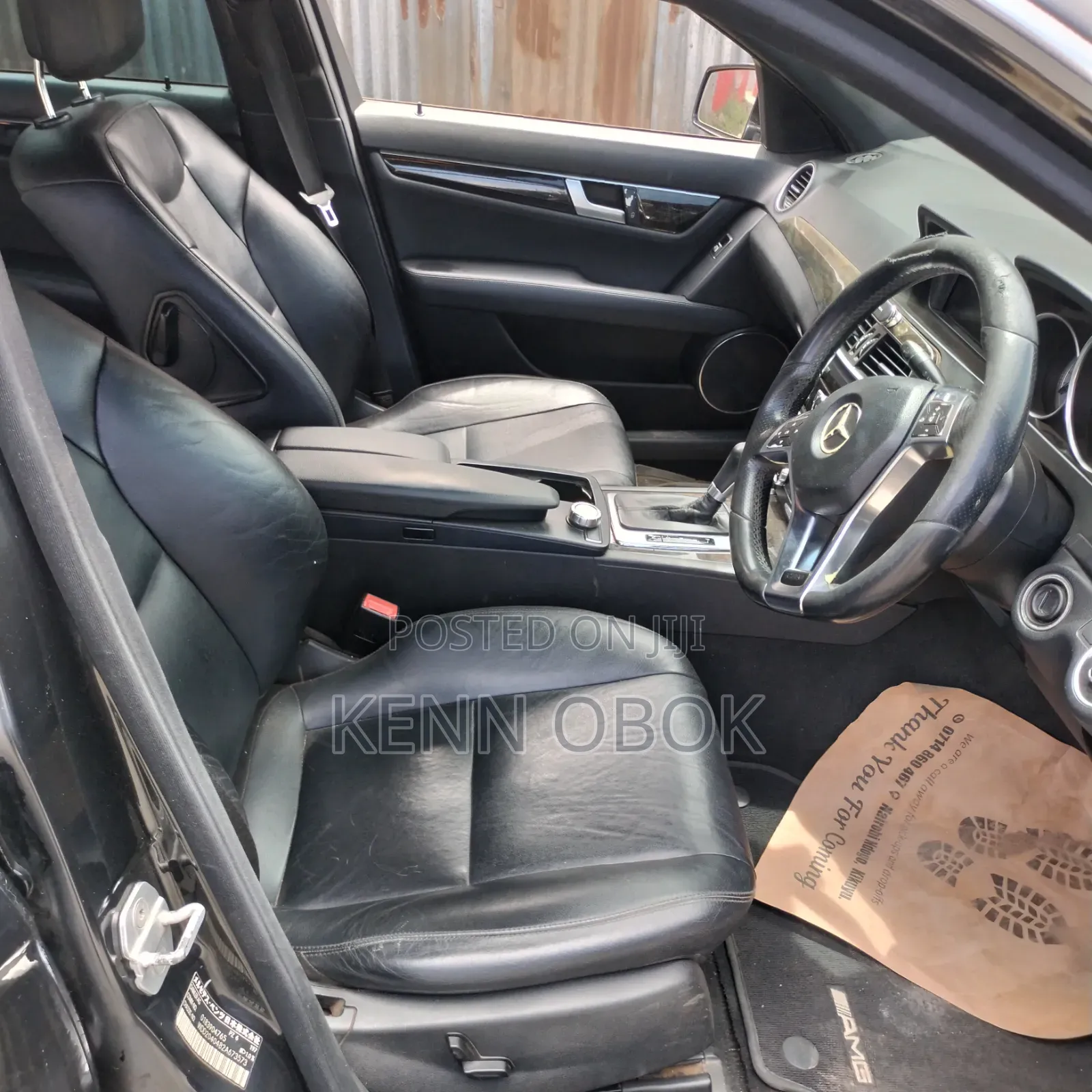 Mercedes-Benz C180 2012 Black