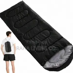 Sleeping Bag | Camping | Warm Adult Size | Blue or Black