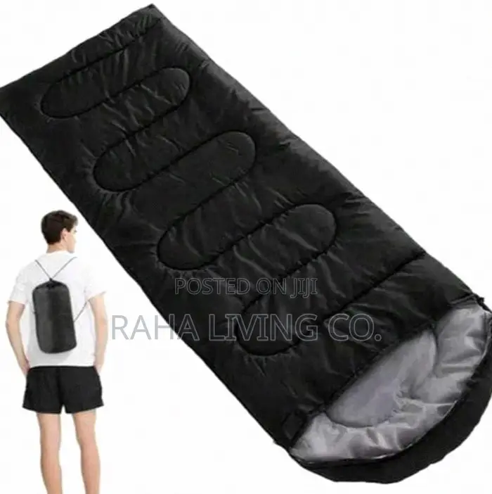 Sleeping Bag | Camping | Warm Adult Size | Blue or Black