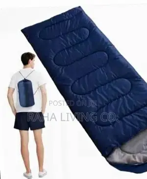 Sleeping Bag | Camping | Warm Adult Size | Blue or Black