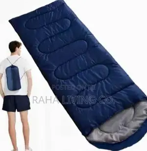 Sleeping Bag | Camping | Warm Adult Size | Blue or Black