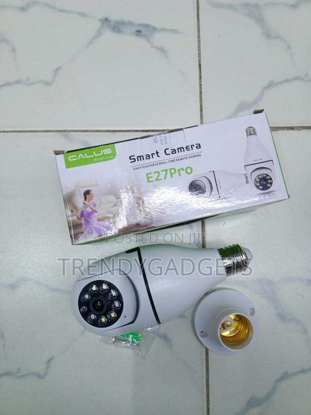 CALUS E27 Smart Bulb Camera With WiFi and Remote Smartphone Viewing - thumbnail 2