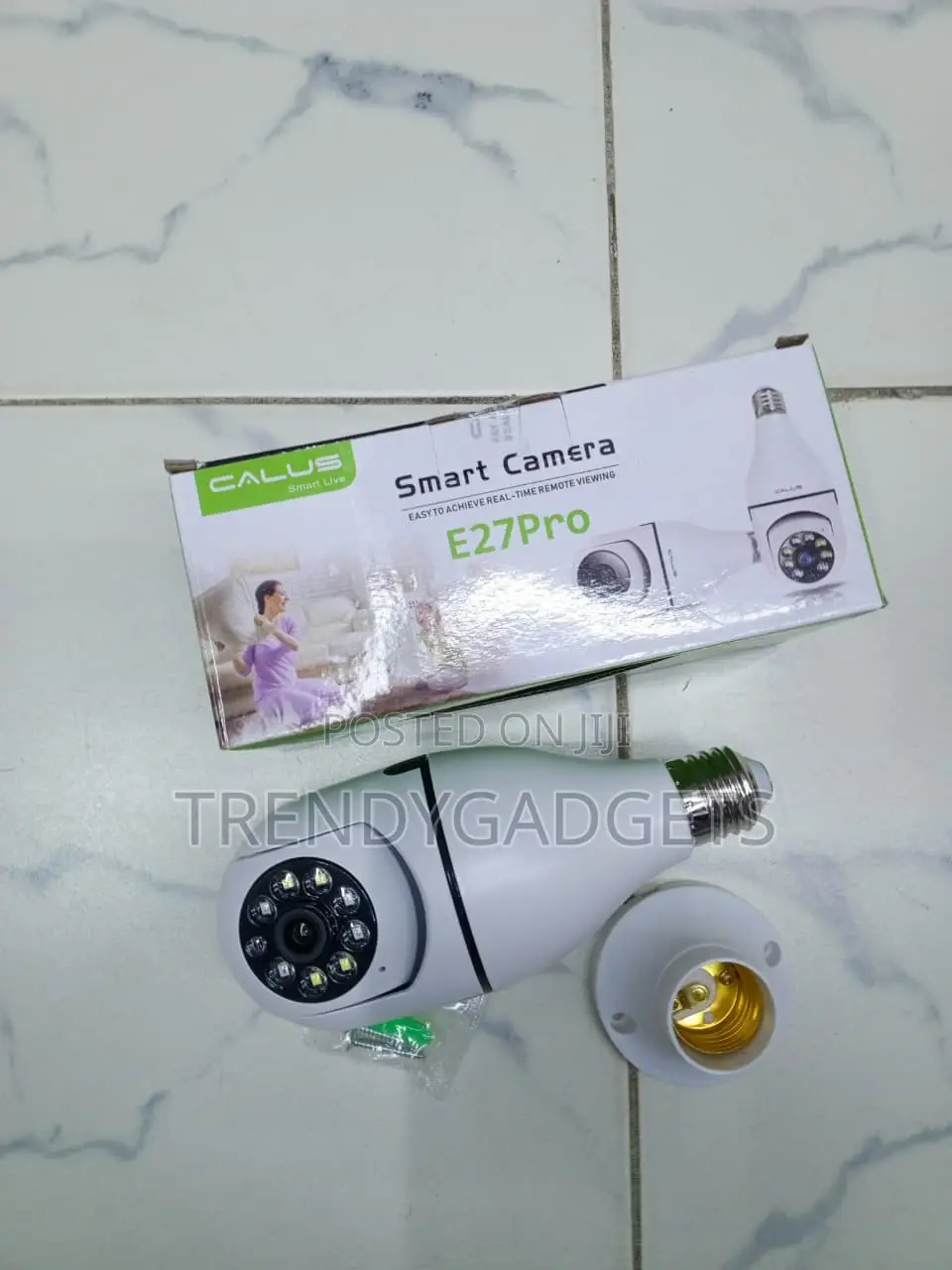 CALUS E27 Smart Bulb Camera With WiFi and Remote Smartphone Viewing