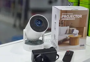 HY300ProMax Portable Android Smart Projector – Rechargeable Battery
