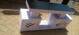 TV Stand With Marble Top Design
