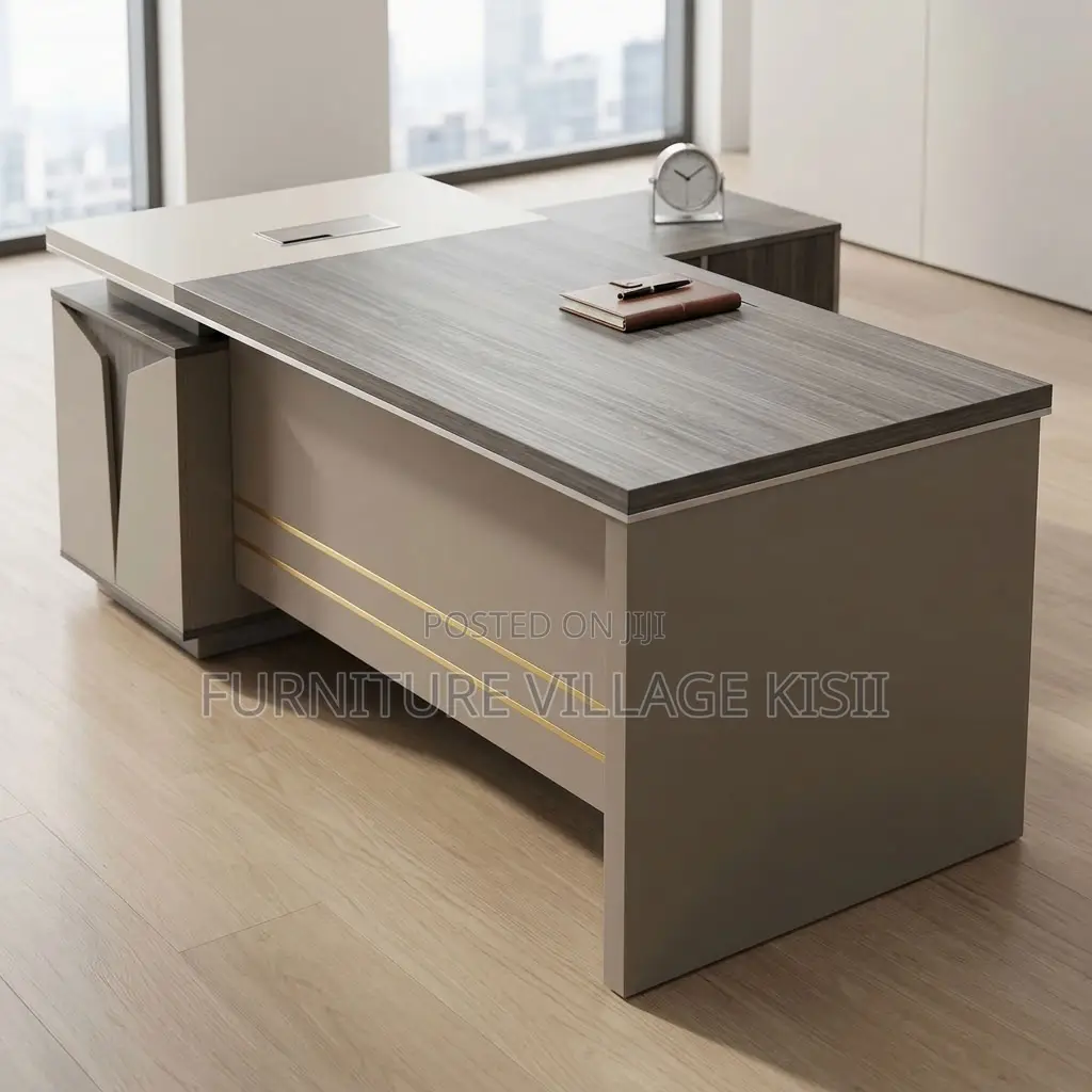 1.6M Executive Office Table With Side Table