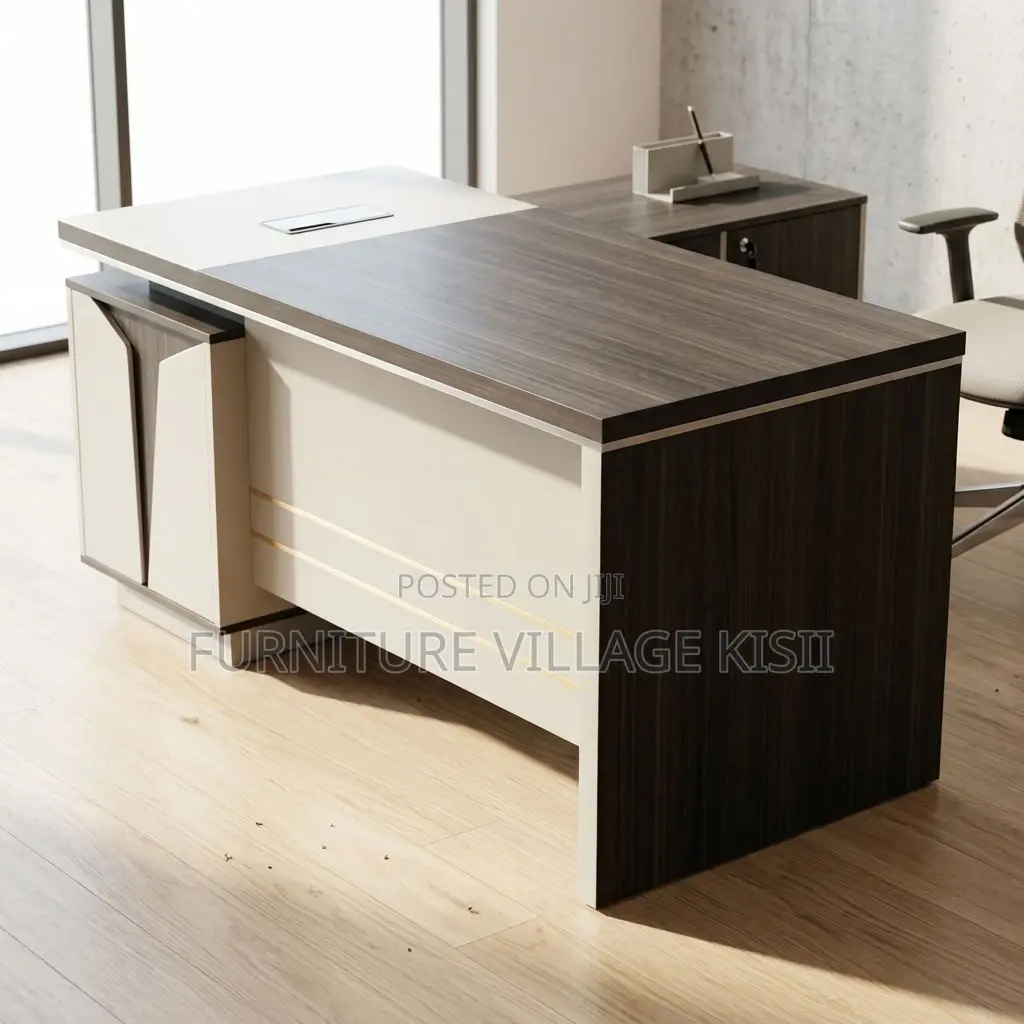 1.6M Executive Office Table With Side Table