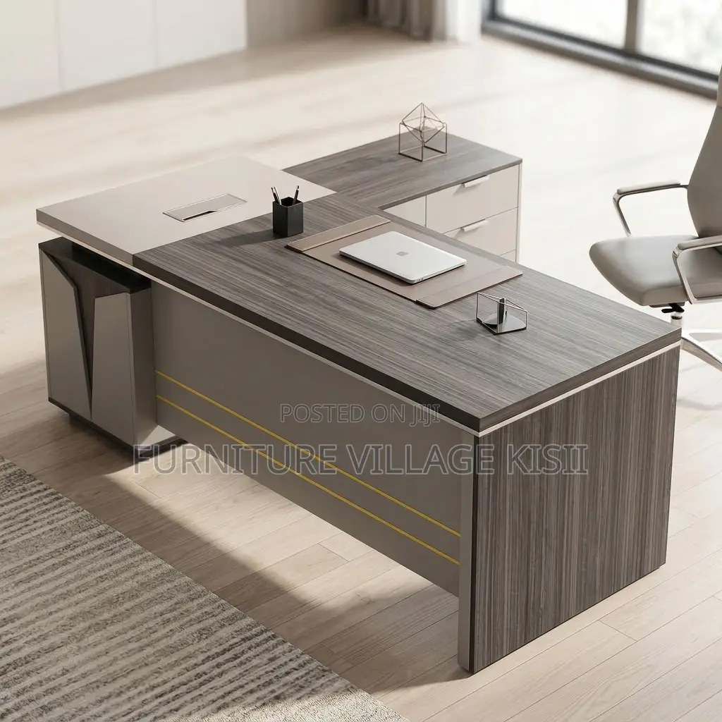 1.6M Executive Office Table With Side Table