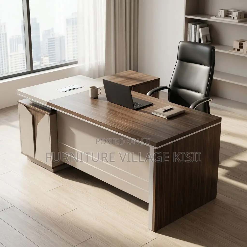 1.6M Executive Office Table With Side Table