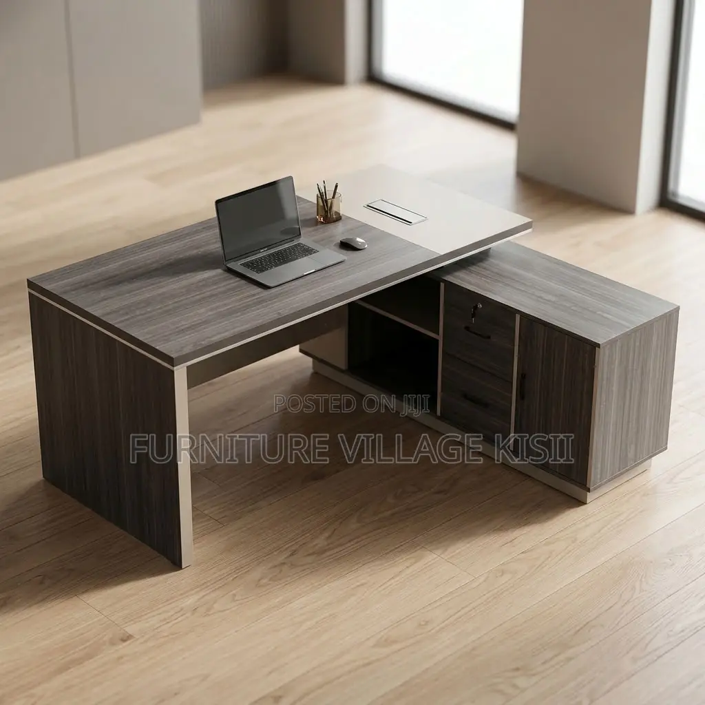 1.6M Executive Office Table With Side Table