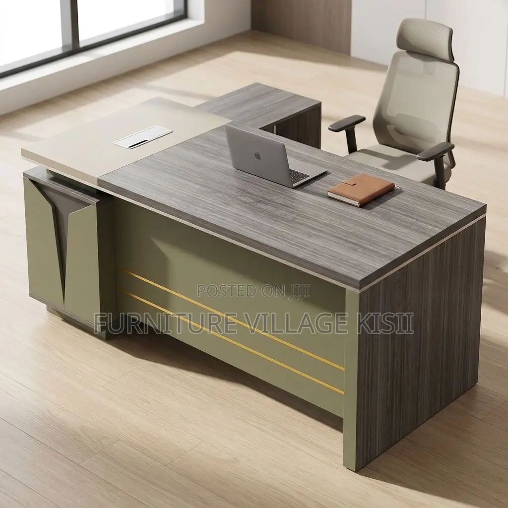 1.6M Executive Office Table With Side Table