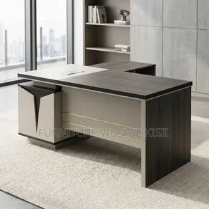 1.6M Executive Office Table With Side Table