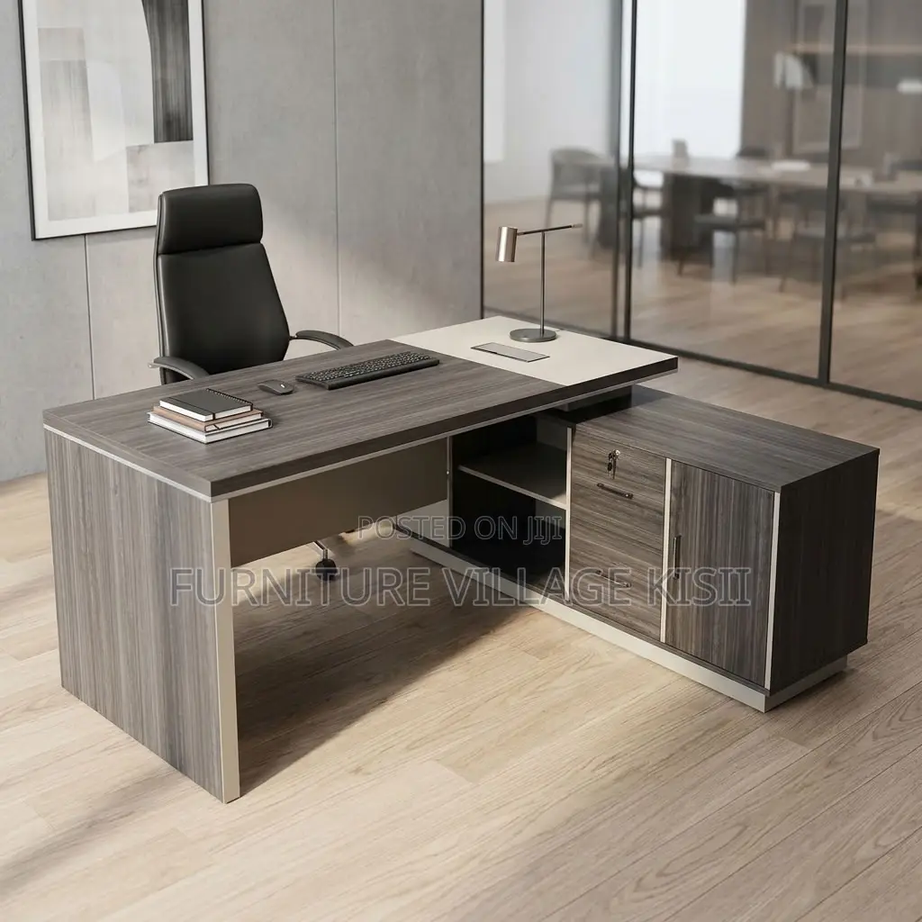1.6M Executive Office Table With Side Table