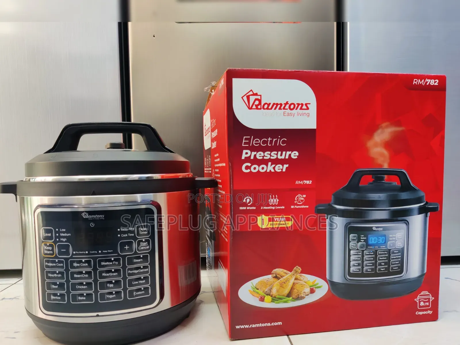 Signature 10-Litre Electric Pressure Cooker for Convenient Cooking