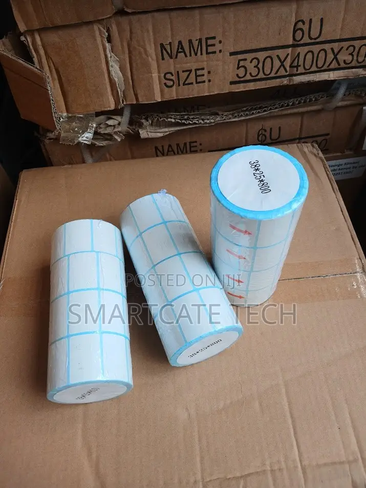 38×25mm Thermal Barcode Label Rolls at Affordable Prices