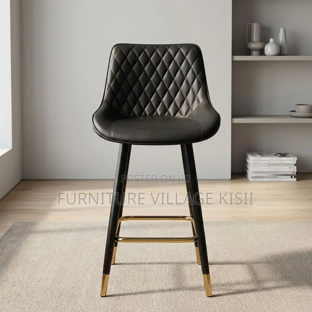 High Blac Kitchen Bar Stool