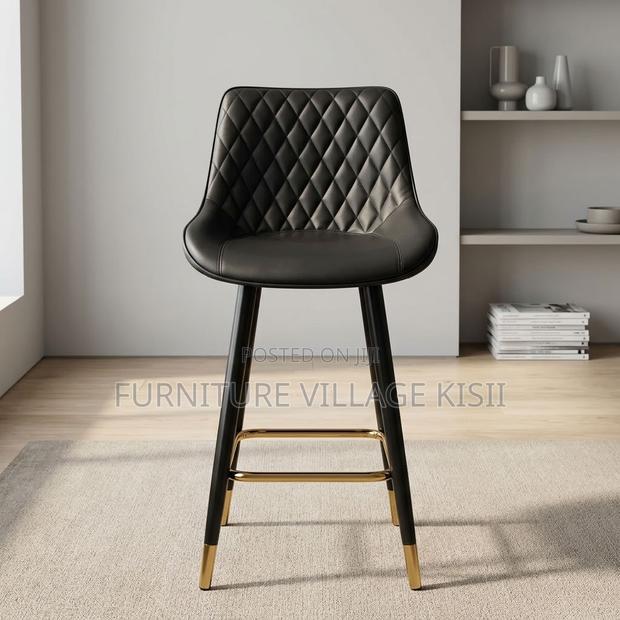 High Blac Kitchen Bar Stool - main view